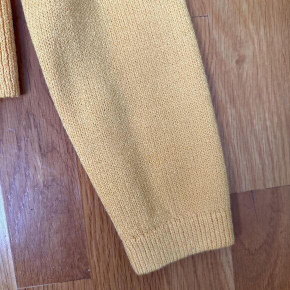 VTG St John By Marie Gray Knit Cardigan Open XS Knit Short Gold Buttons - Picture 11 of 11